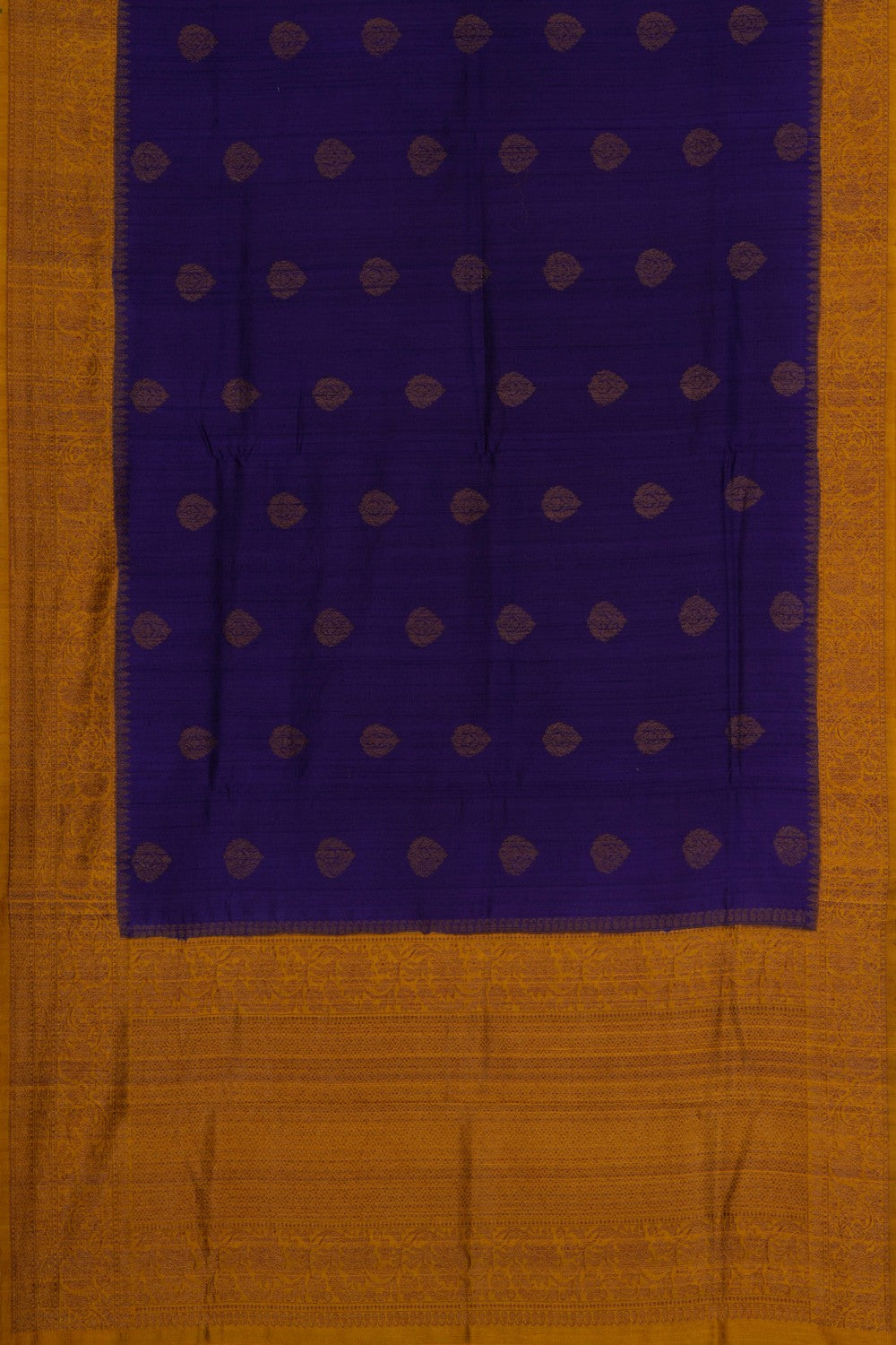 Image of Banarasi Dupion Silk Violet Saree